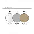 Applique Moderna Wally Metallo Grigio 2 Luci 2G11 30Cm 1138_A30-GR