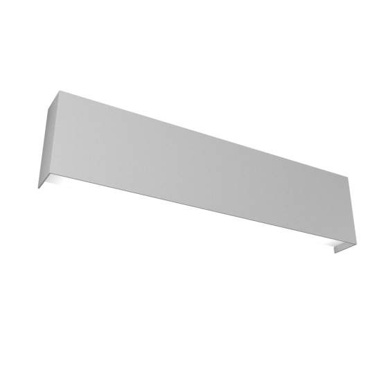 Applique Moderna Wally Metallo Grigio 2 Luci 2G11 50Cm 1138_A50-GR