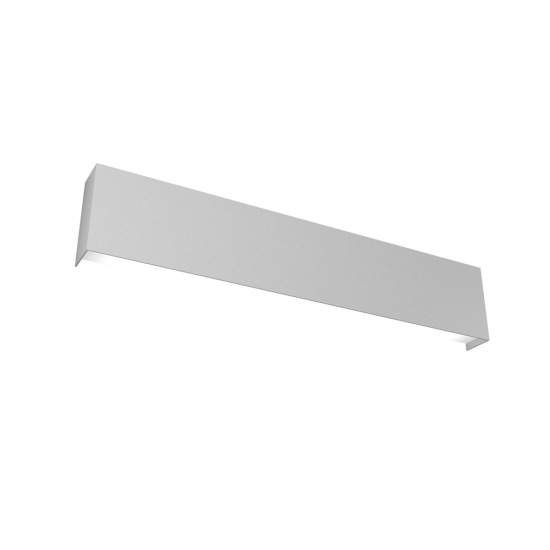 Applique Moderna Wally Metallo Grigio 2 Luci 2G11 60Cm 1138_A60-GR