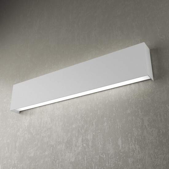 Applique Moderna Wally Metallo Grigio 2 Luci 2G11 60Cm 1138_A60-GR