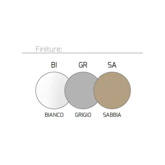 Sospensione Contemporanea Cup Metallo Grigio 1 Luce E27 D.35Cm 1144_S35-GR