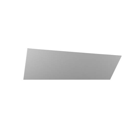 Applique Moderna Rumble Metallo Grigio 1 Luce 2G11 57,5Cm 1147_A60-GR
