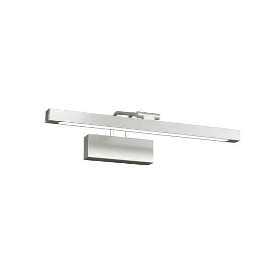 Applique Moderna Flexa Metallo Nichel Diffusore Acrilico Led 8W Luce Naturale 1149_APN-NS