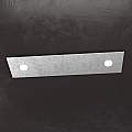 Applique Moderna 4 Moduli Eccentric Metallo Foglia Argento 2 Luci Gx53 1156_2L2D-FA