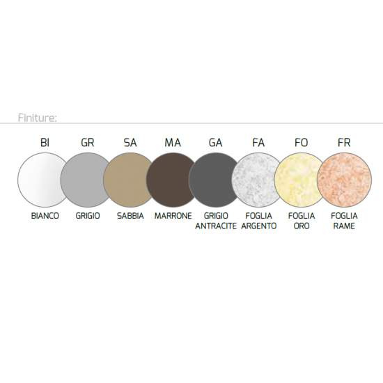 Applique Moderna 4 Moduli Eccentric Metallo Foglia Argento 2 Luci Gx53 1156_2L2D-FA