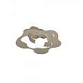 Plafoniera Moderna Ripples Metallo Sabbia 1 Luce E27 D.50Cm 1158_PL50-SA