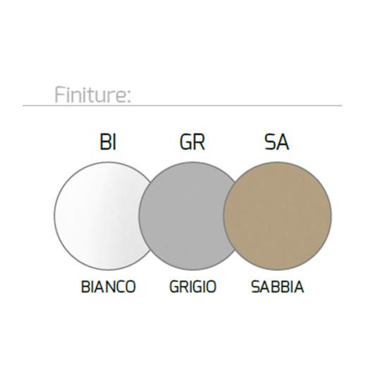 Plafoniera Moderna Ripples Metallo Grigio 1 Luce E27 D.70Cm 1158_PL70-GR