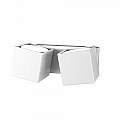 Applique Moderna Rotation Metallo Bianco 2 Luci Gx53 1160_2-BI