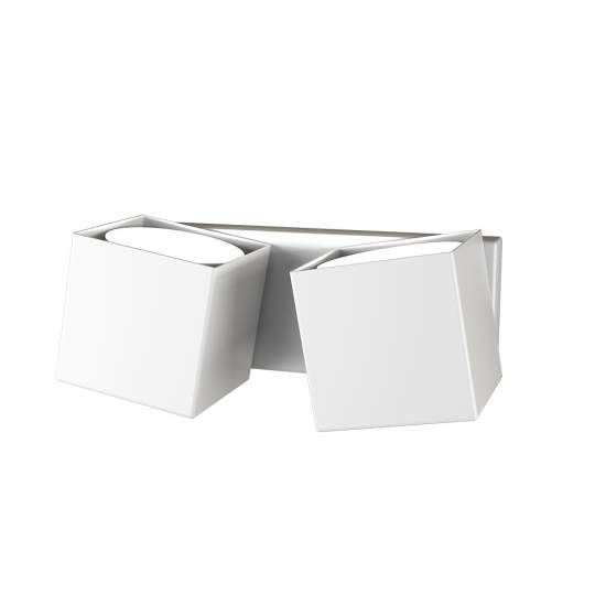 Applique Moderna Rotation Metallo Bianco 2 Luci Gx53 1160_2-BI