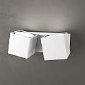 Applique Moderna Rotation Metallo Bianco 2 Luci Gx53 1160_2-BI