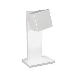 Lampada Scrivania-Ufficio Moderna Rotation Metallo Bianco 1 Luce Gx53