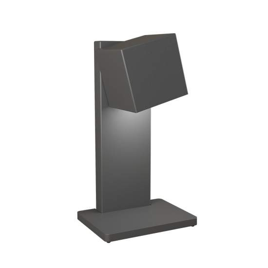 Lampada Scrivania-Ufficio Moderna Rotation Metallo Grigio Antracite 1 Luce Gx53 1160_P-GA