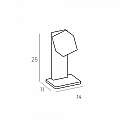 Lampada Scrivania-Ufficio Moderna Rotation Metallo Grigio Antracite 1 Luce Gx53 1160_P-GA