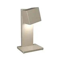 Lampada Scrivania-Ufficio Moderna Rotation Metallo Sabbia 1 Luce Gx53