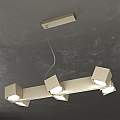 Sospensione Moderna Rotation Metallo Sabbia 6 Luci Gx53 1160_S6-SA