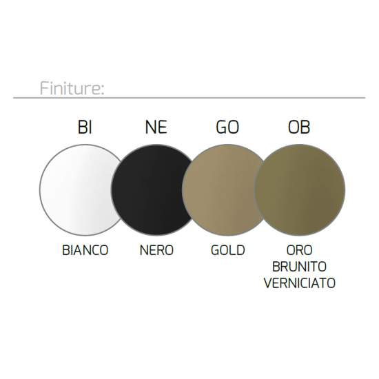 Plafoniera Moderna Quadrata Four Squares Alluminio Oro Led 90W 1162_70-GO