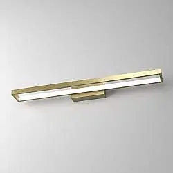 Applique Moderna Four Squares Alluminio Oro Oro Brunito Led 40W