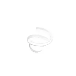 Applique Moderna Tornado Alluminio Bianco Led 12W