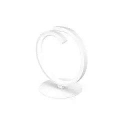 Abatjour Moderno Tornado Alluminio Bianco Led 8W