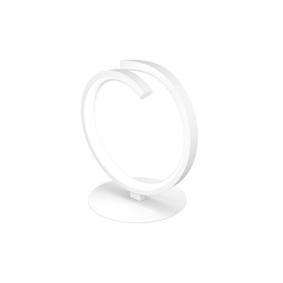 Abatjour Moderno Tornado Alluminio Bianco Led 12W 1163_PR-BI
