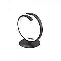 Abatjour Moderno Tornado Alluminio Nero Led 12W 1163_PR-NE