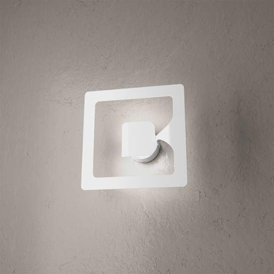 Applique Moderna Gasoline Metallo Bianco 1 Luce Gx53 1171_1-BI