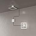 Applique Moderna Gasoline Metallo Bianco 1 Luce Gx53 1171_1-BI