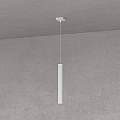 Sospensione Moderna Square Tube Metallo Grigio 1 Luce Gu10 1173_S1-GR