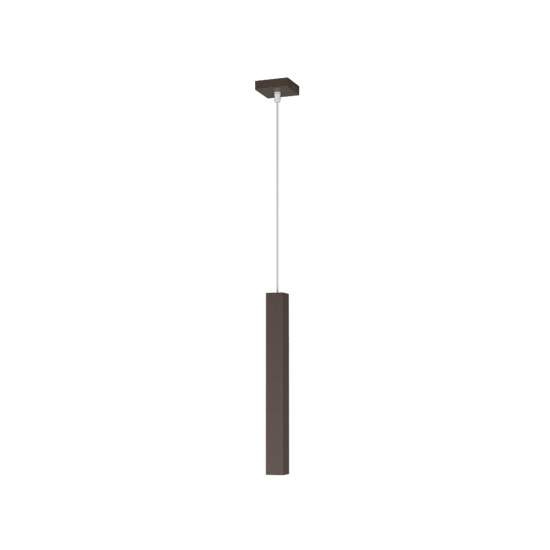 Sospensione Moderna Square Tube Metallo Marrone 1 Luce Gu10 1173_S1-MA