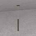 Sospensione Moderna Square Tube Metallo Marrone 1 Luce Gu10 1173_S1-MA