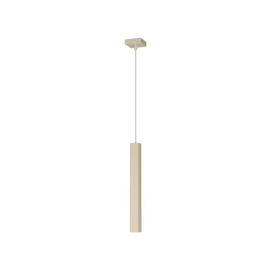 Sospensione Moderna Square Tube Metallo Sabbia 1 Luce Gu10 1173_S1-SA
