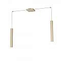 Sospensione Moderna Square Tube Metallo Sabbia 2 Luci Gu10 1173_S2-SA