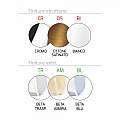 Lampada Contemporanea Double Skin Beta Metallo Cromo Vetro Trasp. 1 Luce E27 1176CR_P_BETA-TR