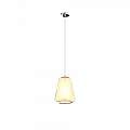 Sospensione Contemporanea Double Skin Gamma Metallo Cromo Vetro Ambra 1 Luce E27 1176CR_S1_GAMMA-AM