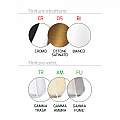 Sospensione Contemporanea Double Skin Gamma Metallo Cromo Vetro Ambra 1 Luce E27 1176CR_S1_GAMMA-AM