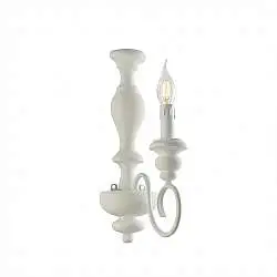Applique Shabby Chic Cascina Bianco 1 Luce E14