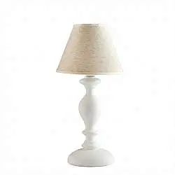 Lumetto Shabby Chic Cascina Bianco 1 Luce E14