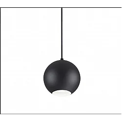 Sospensione Moderna Mr Jack Metallo Nero 1 Luce 7W 3000K Luce Calda Small