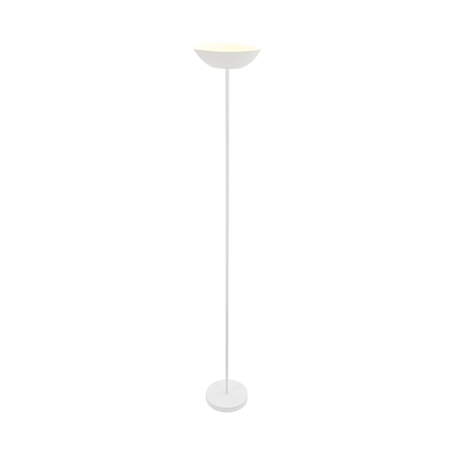 Piantana Contemporanea Estate Metallo Bianco Led Integrato 6W 2700K