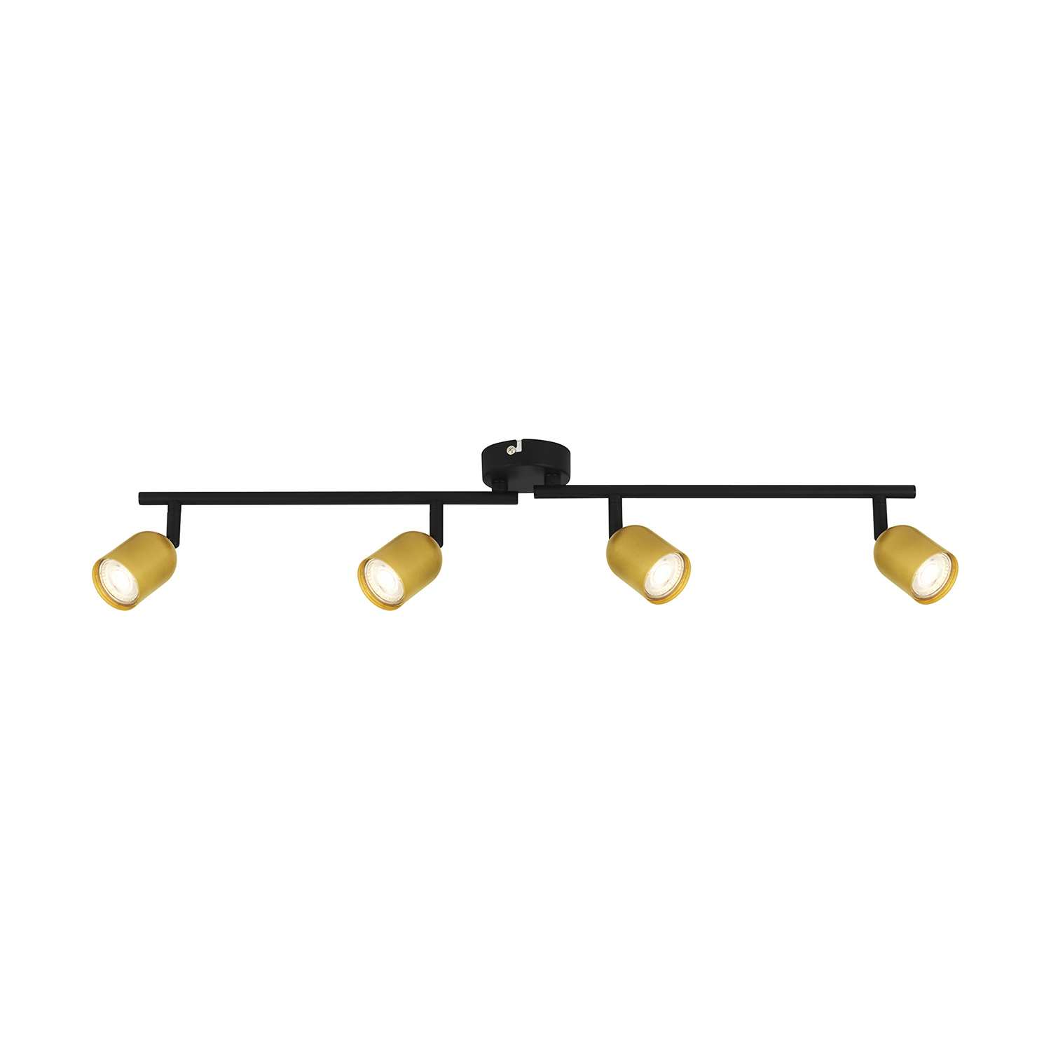 Spot Contemporaneo Tabo Metallo Oro 4 Luci Gu10 2145047