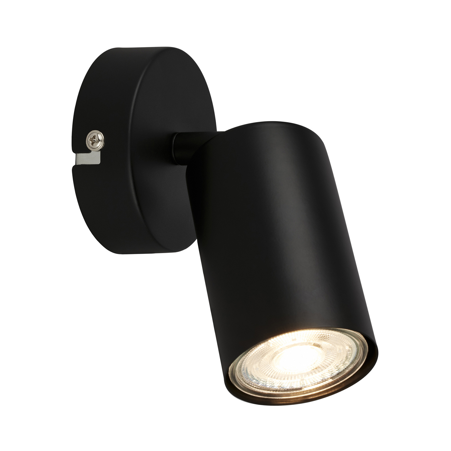 Faretto Moderno Tib Metallo Nero 1 Luce Gu10 Ip20 2172015
