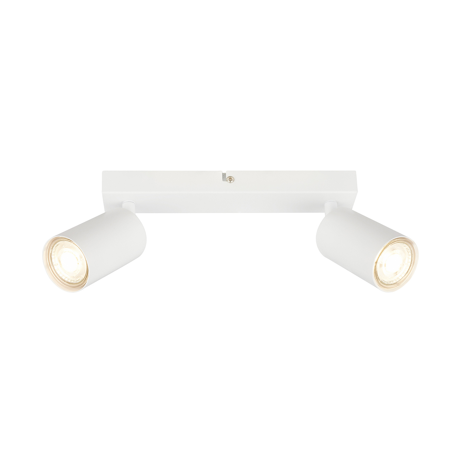 Faretto Moderno Tib Metallo Bianco 2 Luci Gu10 2172026