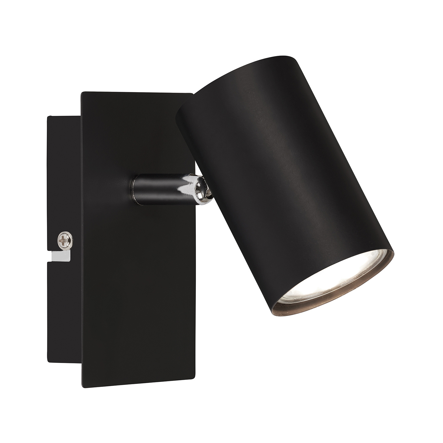 Faretto Moderno Isil A Metallo Nero 1 Luce Gu10 3000K 2840015