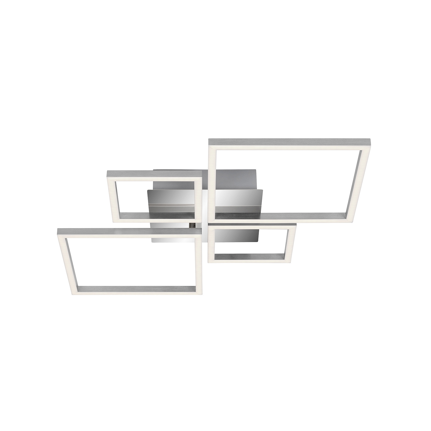 Image of Applique Moderna Frame Metallo Cromo Led Integrato 44W 3000K