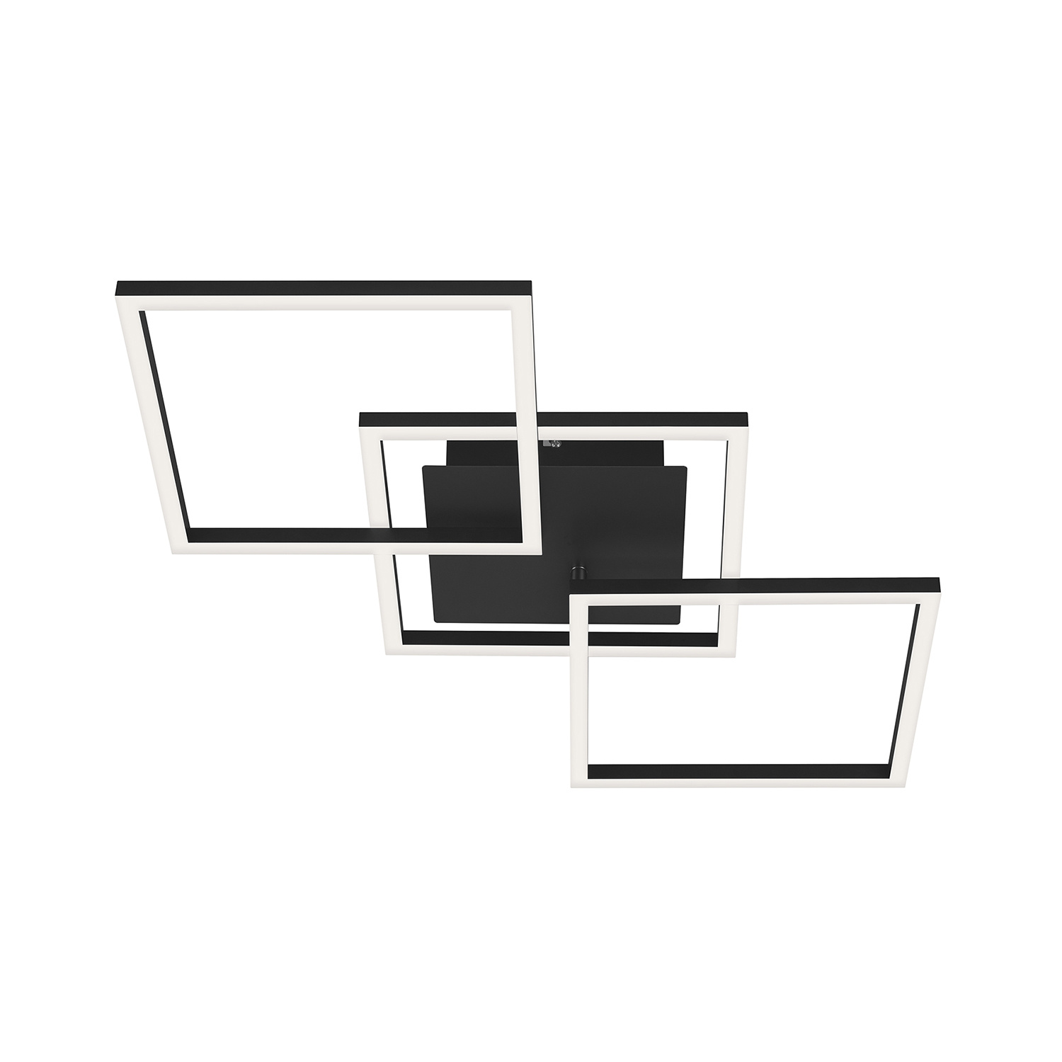 Image of Applique Moderna Frame Metallo Nero Led Integrato 30W 3000K