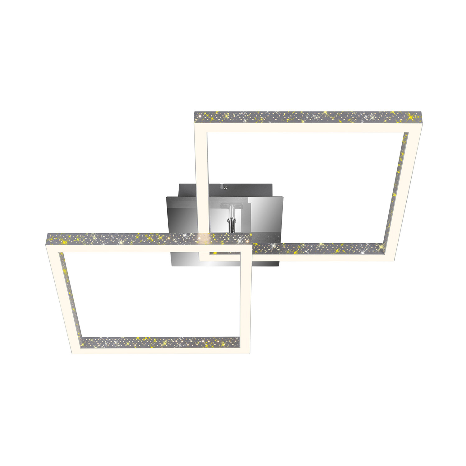 Image of Applique Moderna Frame Metallo Cromo Led Integrato 18W 3000K