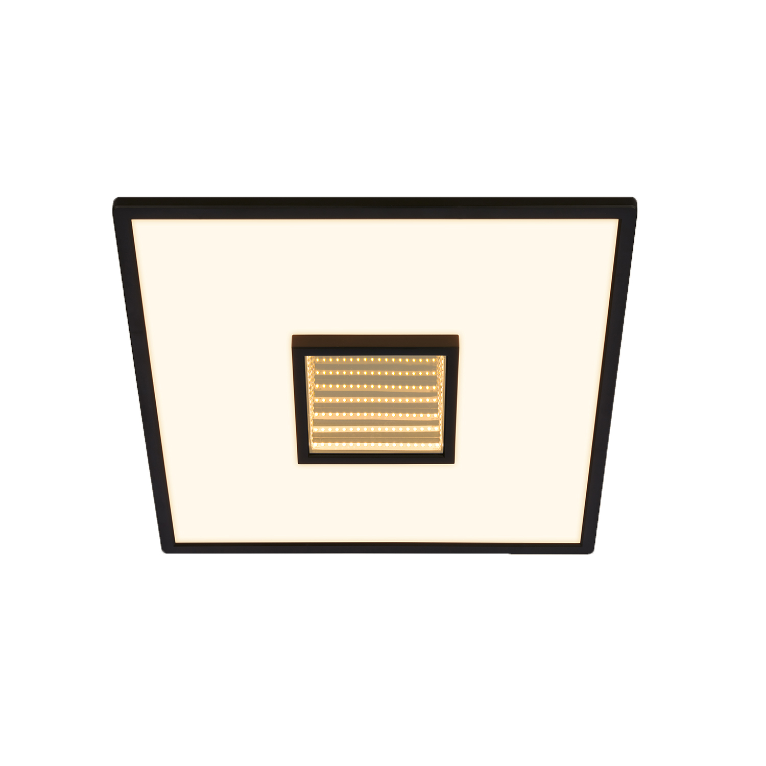 Plafoniera Moderna Toro Plastica Nero Led Integrato 22W 3000K Ip20