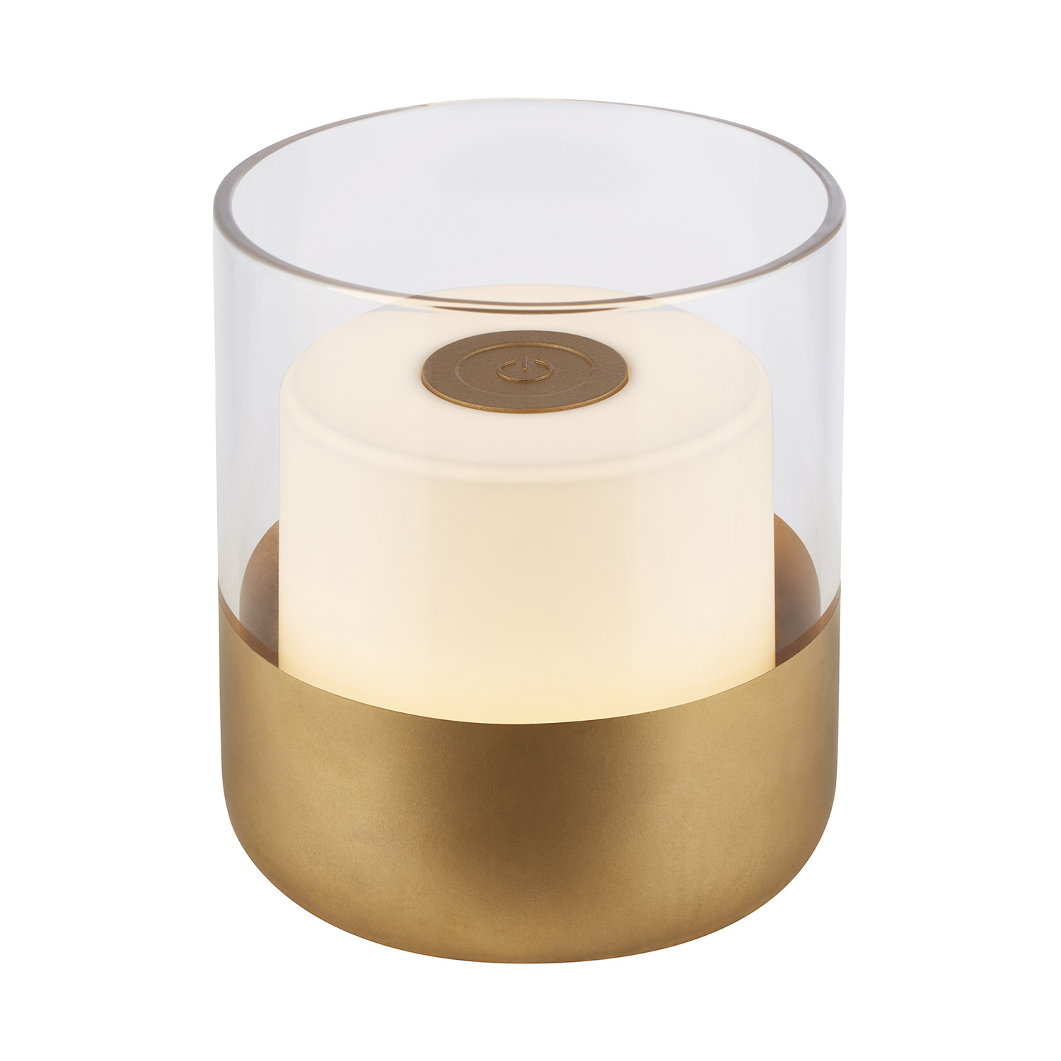 Lampada Da Tavolo Moderna Lilet Plastica Oro Led Integrato 2W 2700K 7483017