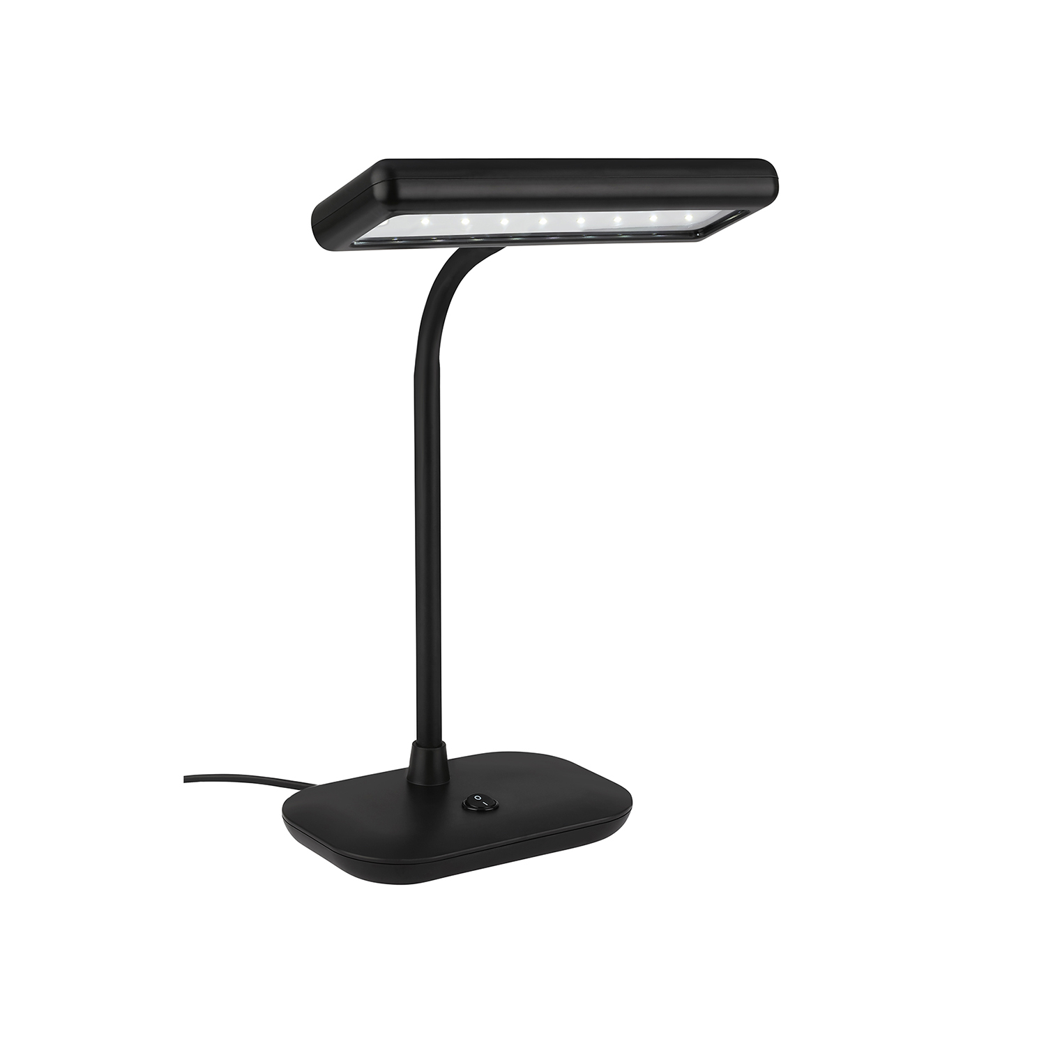 Lampada Da Tavolo Contemporanea Daylight Metallo Nero Led Integrato 7W 6500K