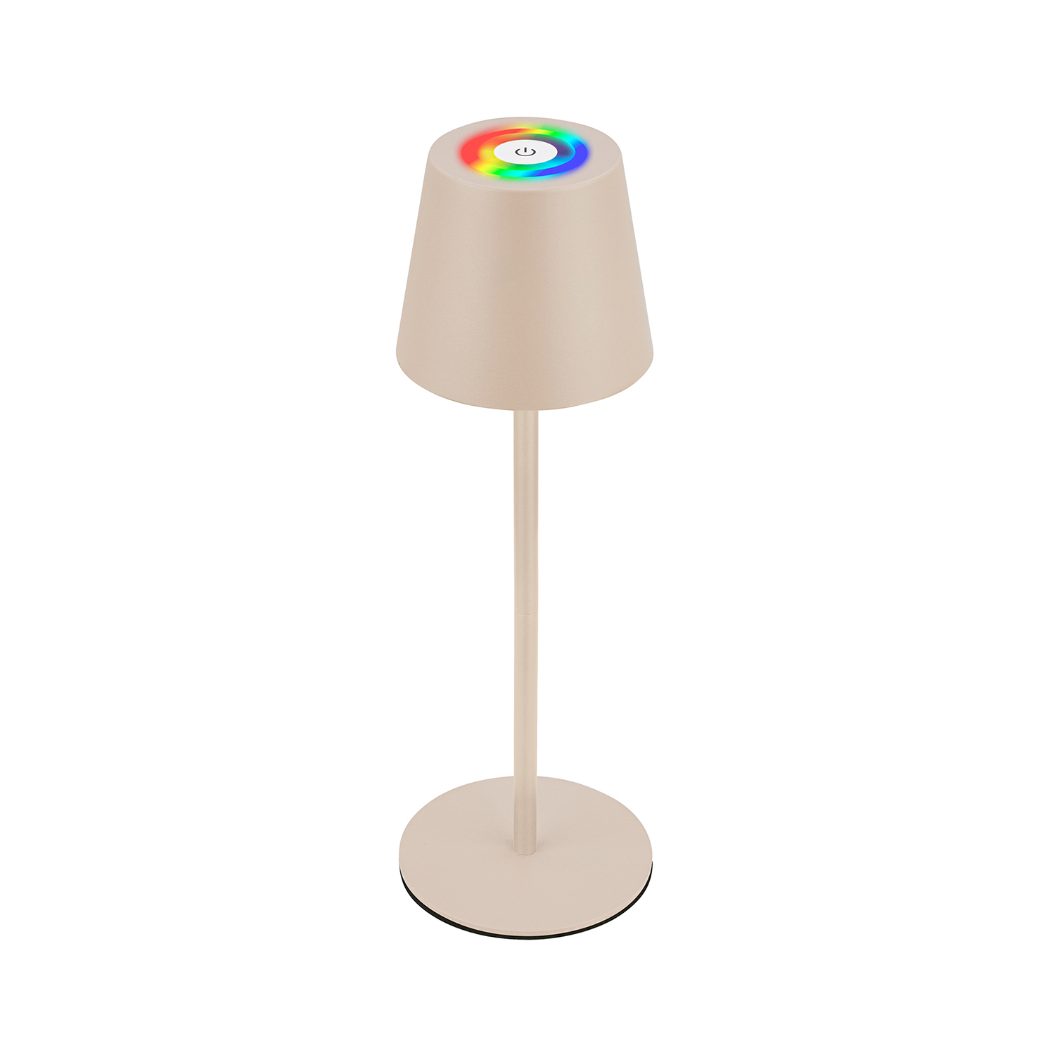 Lampada Da Tavolo Moderna Cilano Metallo Beige Led Integrato 3W 2700K
